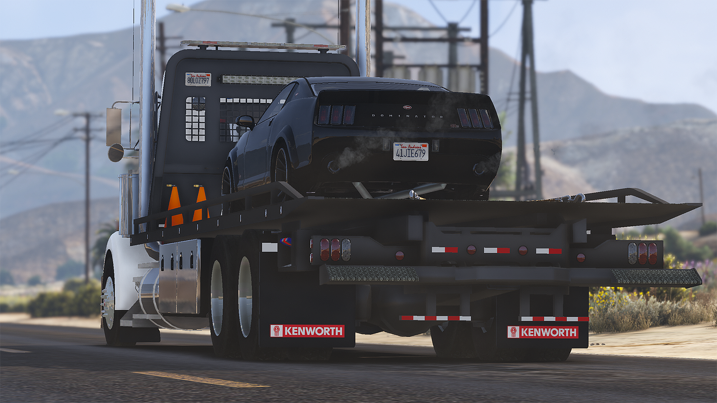 2015 Large Flatbed Wrecker